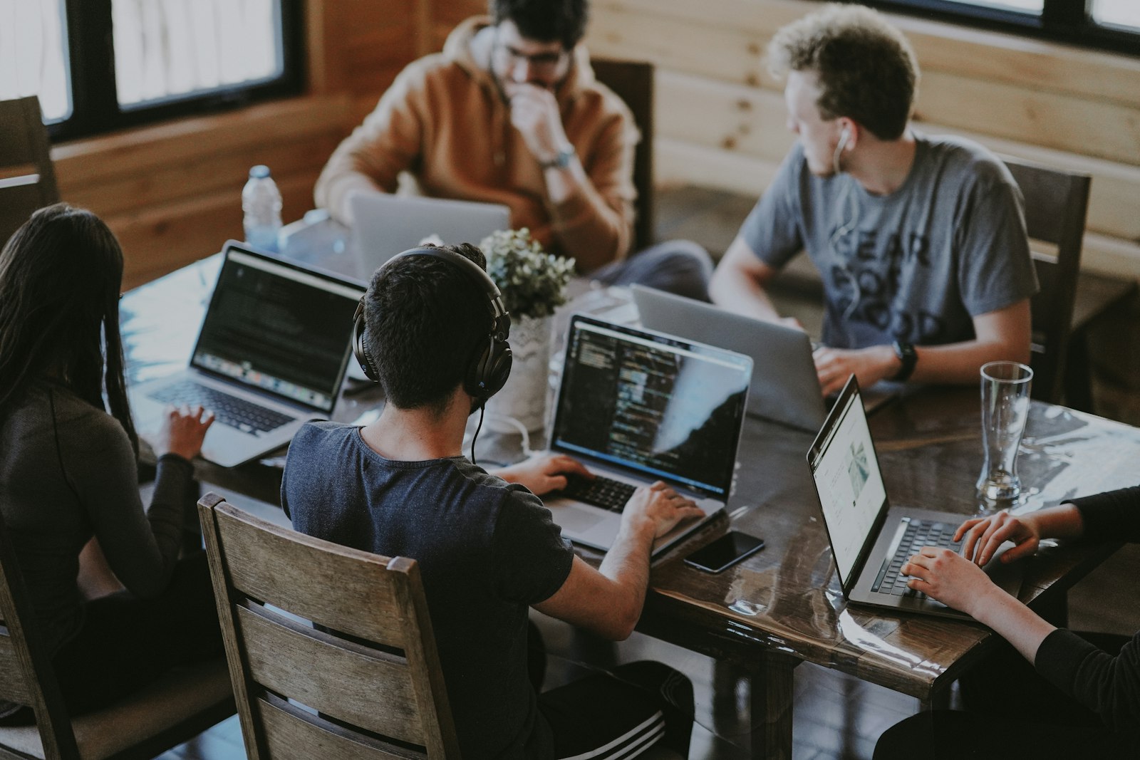 The Blurpx team working together